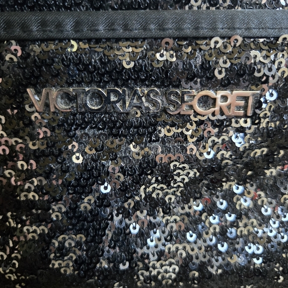 Victoria's Secret Black Sequin Clutch - Picture 2 of 6